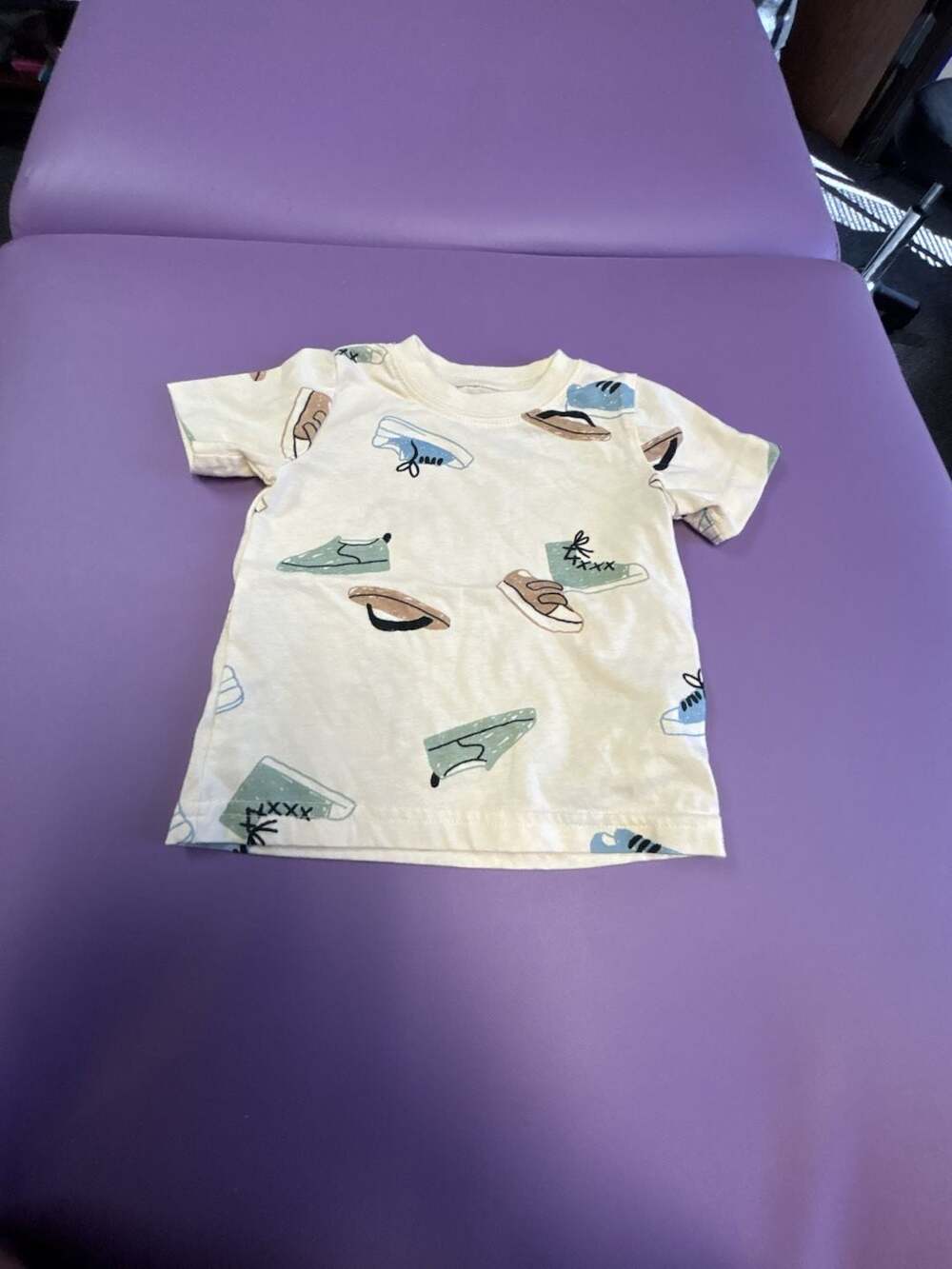 Carter's Toddler Boy Shoe-Print Short-Sleeve Tee Size 12M